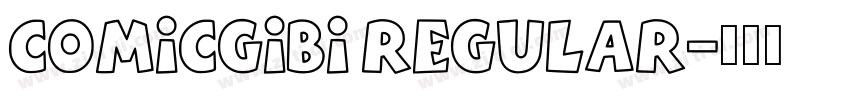 ComicGibi Regular字体转换
